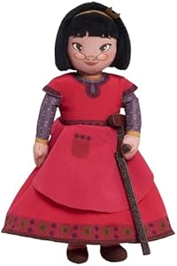 Disney Wish 8-inch Talking Plush Asha, Interactive Toy, Black Hair and Purple Dress, Kids Toys for Ages 2 Up by Just Play Just Play