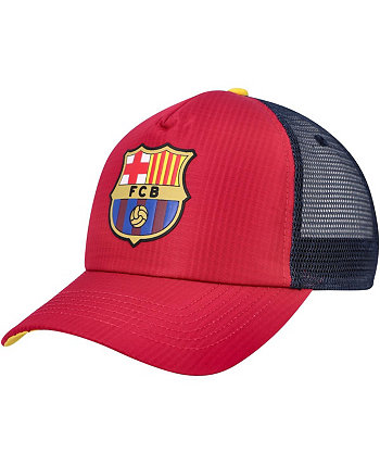 Мужская красная регулируемая шляпа Barcelona Aspen Trucker Fan Ink