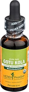 HERB PHARM Organic Gotu Kola Extract, 1 FZ Herb Pharm