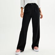 Juniors' SO® Wide Leg Elastic Back Trouser Pants SO