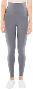 American Apparel Women's Cotton Spandex Jersey High-Waist Leggings American Apparel