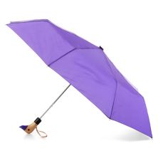 totes Automatic NeverWet 3-секционный деревянный зонт с утиной ручкой Totes