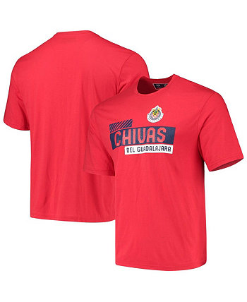 Мужская красная футболка с логотипом Chivas LevelWear