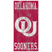 Oklahoma Sooners Heritage Logo Wall Sign Fan Creations