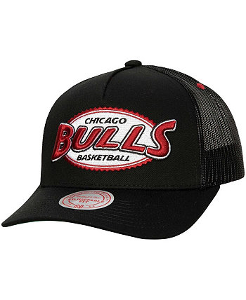 Мужская черная кепка Chicago Bulls Team Seal Trucker Snapback Mitchell & Ness