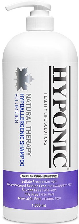 Hyponic Natural Therapy Hypoallergenic Volumizing Dog Shampoo Hyponic