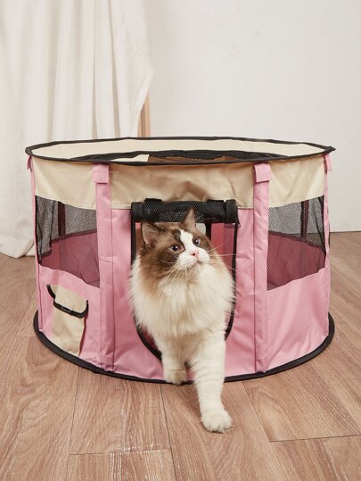 1шт Палатка для домашних животных складной сетчатый SHEIN