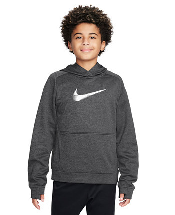 Пуловер для тренировок Big Kids Therma Multi+ с капюшоном Nike