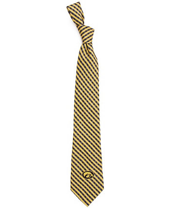 Желтый галстук в клетку Iowa Hawkeyes Eagles Wings