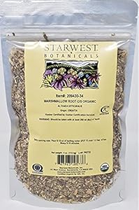 Starwest Botanicals Organic Marshmallow Root Cut and Sifted - 4 Ounce Starwest Botanicals