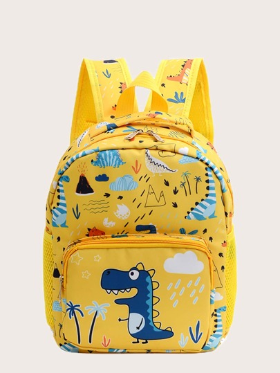 Детский рюкзак большой емкости с рисунком динозавра SHEIN