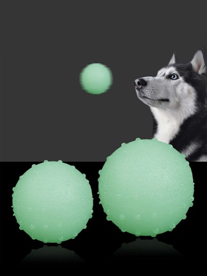 1шт Жевательный мяч светящийся для домашних животных SHEIN