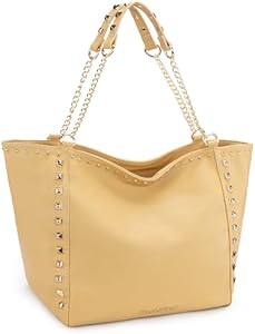 Montana West Large Tote Bag for Women Oversized Shoulder Purses with Chain Handbags Montana West