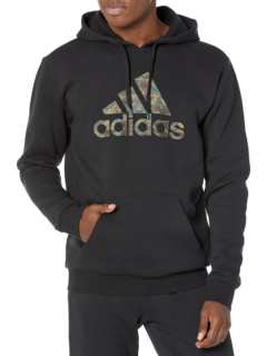 Камуфляжный пуловер с капюшоном Adidas
