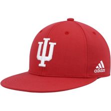 Men's adidas Crimson Indiana Hoosiers Sideline Snapback Hat Unbranded