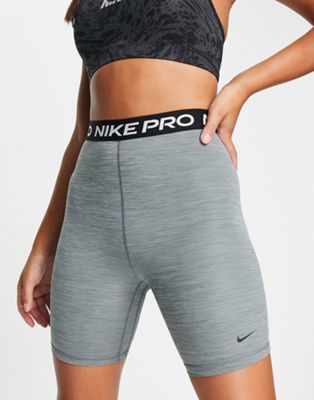  Шорты для тренировок Nike Pro Training 365 с повышенной талией, 7 дюймов, серый цвет Nike