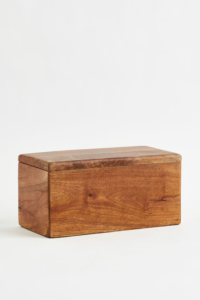 Деревянная коробка с крышкой H&M