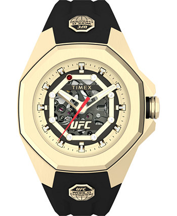 Мужские автоматические часы UFC Pro из полиуретана черного цвета, 45 мм Timex