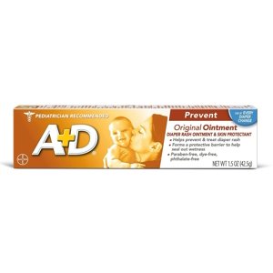 A+D Original Ointment 1.5 Oz Diaper Rash & Skin Protectant for minor cuts, burns A+D