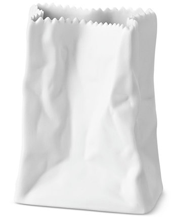 Фарфоровая белая сумка Tütenvase Mini 3.5 "Vase Rosenthal