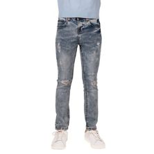 Boys 8-18 Fashion Rip & Repair Jeans With Details On Knee RawX