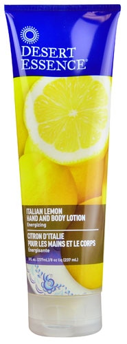 Desert Essence Energizing Hand &amp; Лосьон для тела «Итальянский лимон» — 8 жидких унций Desert Essence