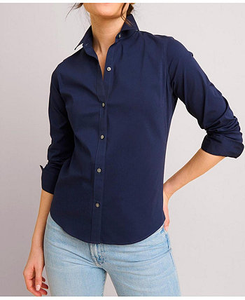 Women's Wrinkle-Free Stretch Cotton Bella Button Up Shirt UNTUCKit