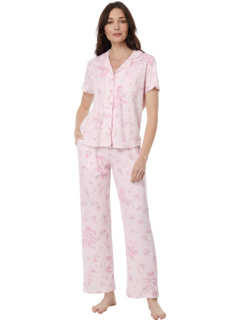 Пижамный комплект Petite Blossom с короткими рукавами и принтом для девушки Karen Neuburger