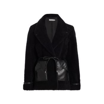 Kimia Fleece Tie-Waist Jacket Jonathan Simkhai Standard