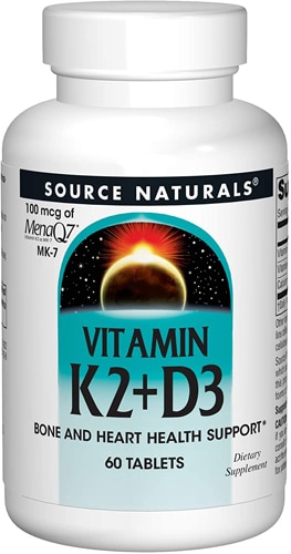 Витамин K2 + D3 - 60 таблеток - Source Naturals Source Naturals