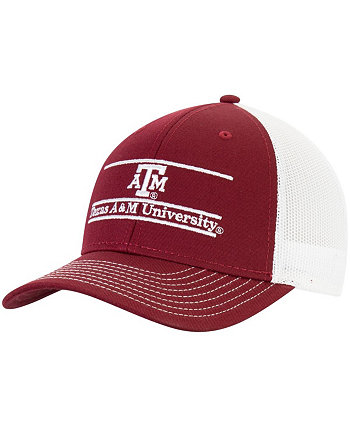Men's The Maroon Texas A&M Aggies Benchmark Trucker Adjustable Snapback Hat Game