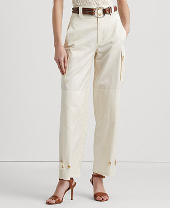 Женские широкие брюки-карго Shantung Ralph Lauren