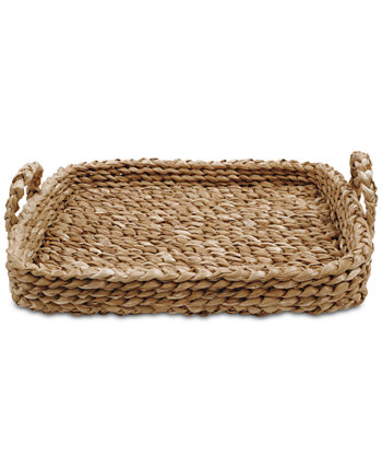 Braided Tray with Handles 3R Studio