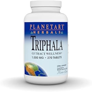 Planetary Herbals Triphala 1000mg - 270 Tablets (Таблетки) Planetary Herbals