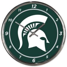 Хромированные настенные часы WinCraft Michigan State Spartans Unbranded