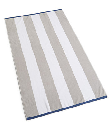Пляжное полотенце Resort Cabana Stripe, созданное для Macy's Charter Club