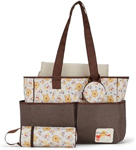 Disney Baby Multi-Functional Travel Tote Diaper Bag with Changing Pad Disney