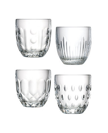 Ассорти стаканов La Rochere на 8 унций - набор из 4 шт. La Rochère