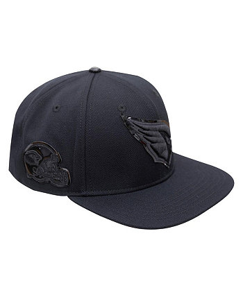Мужская кепка Arizona Cardinals Triple Black Snapback Hat Pro Standard