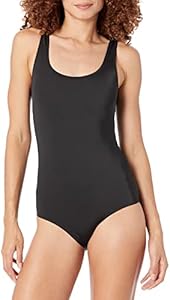 Amazon Essentials Women's One-Piece Coverage Swimsuit (Available in Plus Size) Amazon Essentials