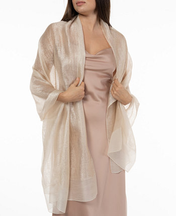 Женский вечерний платок из прозрачной органзы Giani Bernini