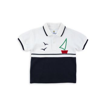Little Boy's Sailboat Piqué Polo Shirt Florence Eiseman