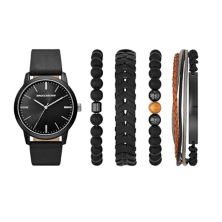 Skechers® Мужские часы и браслет из бронзы и черного цвета SKECHERS