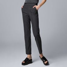 Женские Повседневные брюки Simply Vera Vera Wang Pintuck Slim Straight Simply Vera Vera Wang