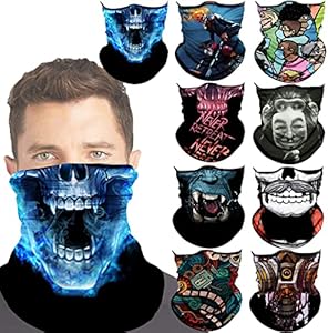 Повязка на шею Gdlpengru Neck Gaiter Face Cover Gator Mask Bandana Scarf Neck Warmer Balaclava Headband Headwear Head Wrap для улицы Gdlpengru