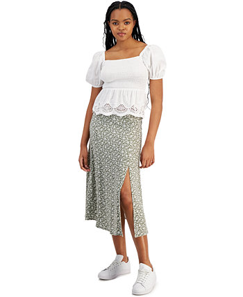 Женская юбка-миди с принтом, созданная для Macy's And Now This