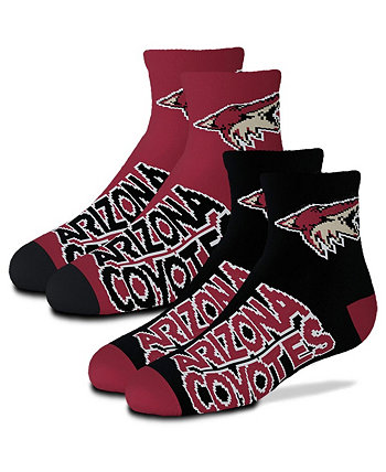Комплект из 2 носков команды длиной в четверть для мальчиков и девочек, молодежь Arizona Coyotes For Bare Feet
