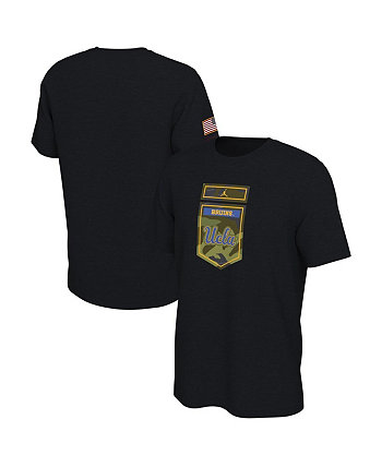 Мужская черная камуфляжная футболка UCLA Bruins Veterans Jordan