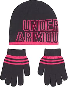 Under Armour Girls' Little Knit Beanie and Glove Combo Under Armour