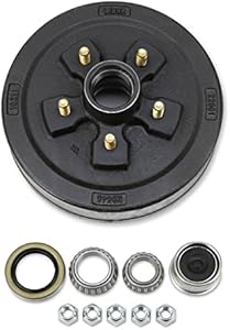 LIBRA One New 10" X 2-1/4" Trailer Brake Drum Kit 5 on 4.5" B.C. for 3500 Lbs Axle - 22001 Libra